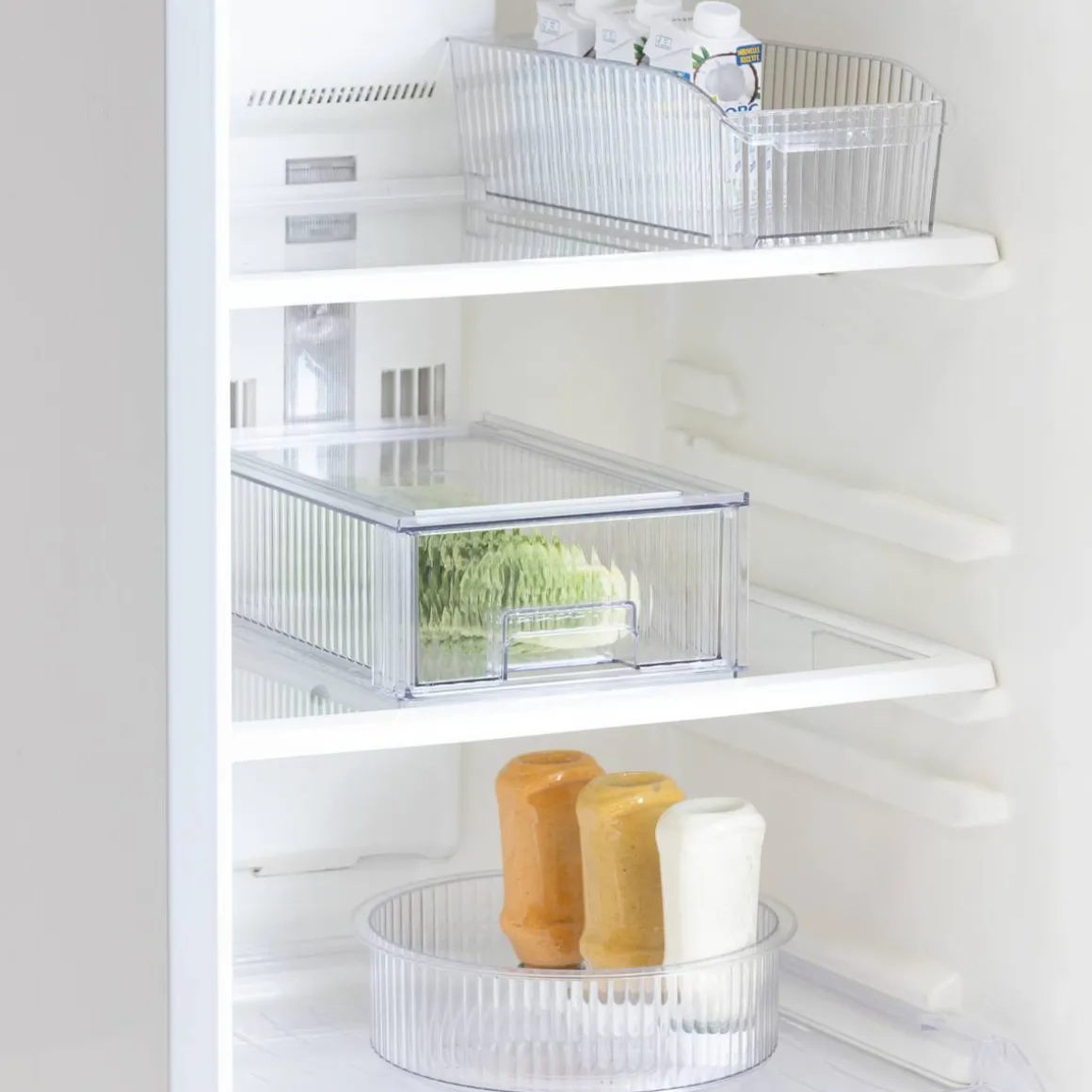 Rangement réfrigérateur, Transparent