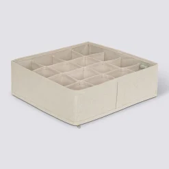 Rangement tiroir 16 compartiments, Beige