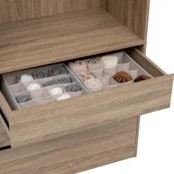 Rangement tiroir 16 compartiments, Beige