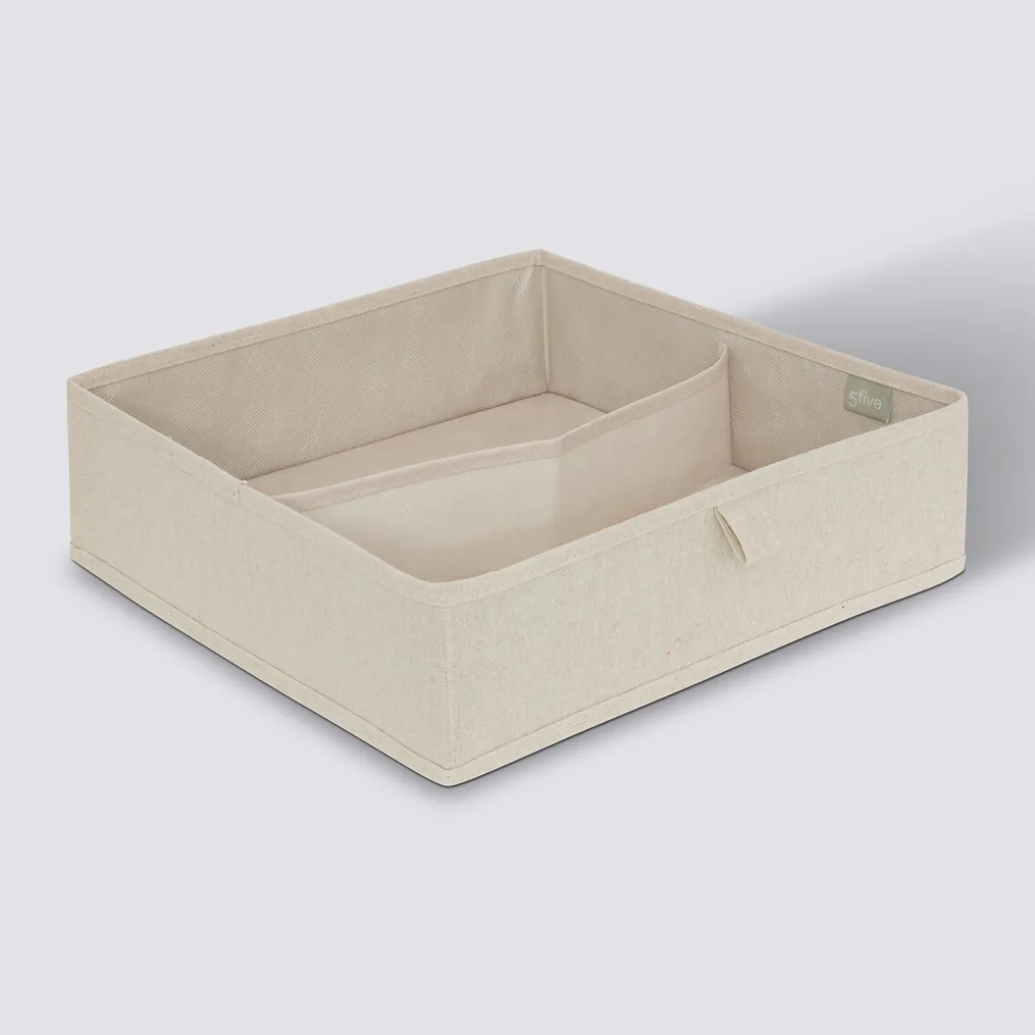 Rangement tiroir 2 compartiments, Beige