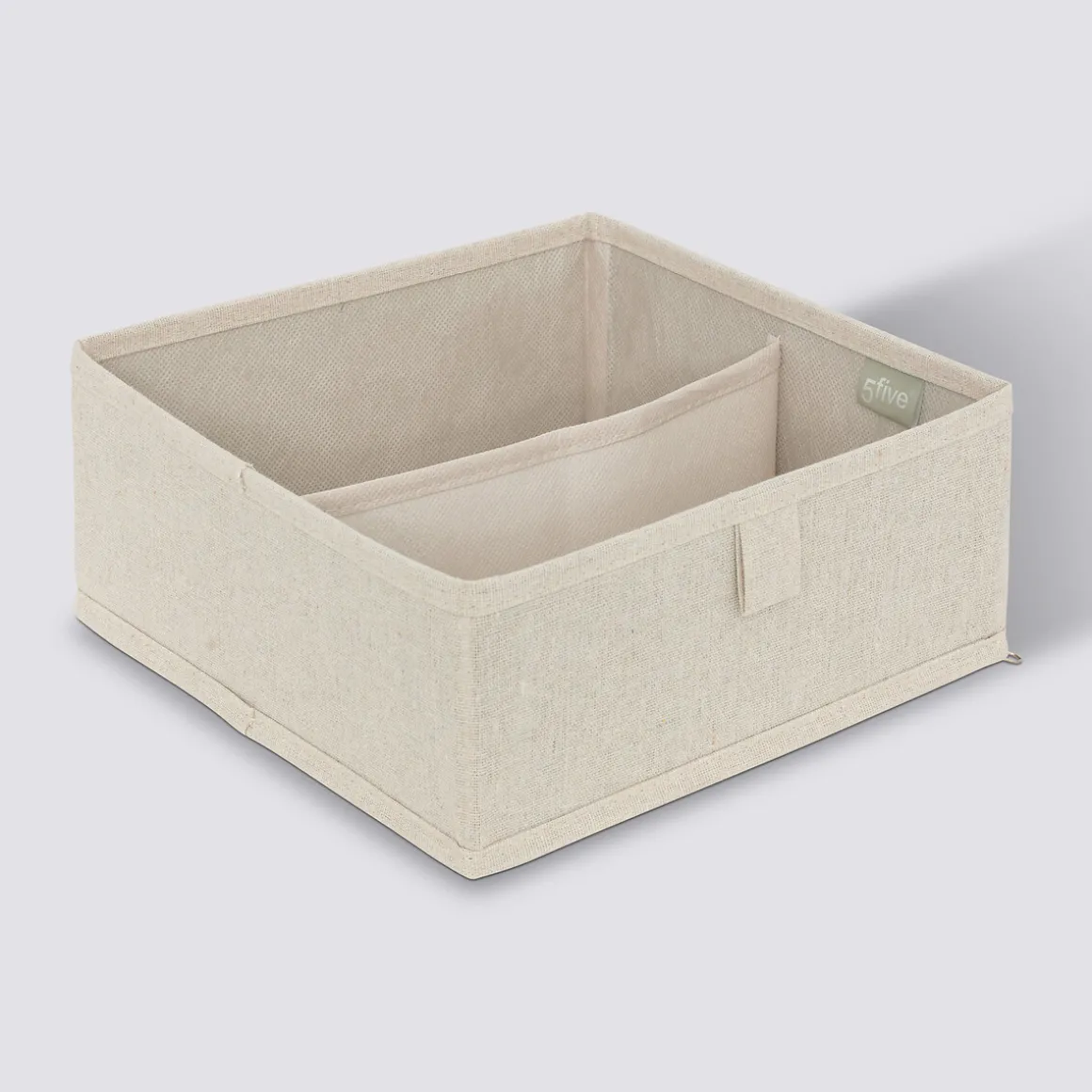 Rangement tiroir 2 compartiments, Beige