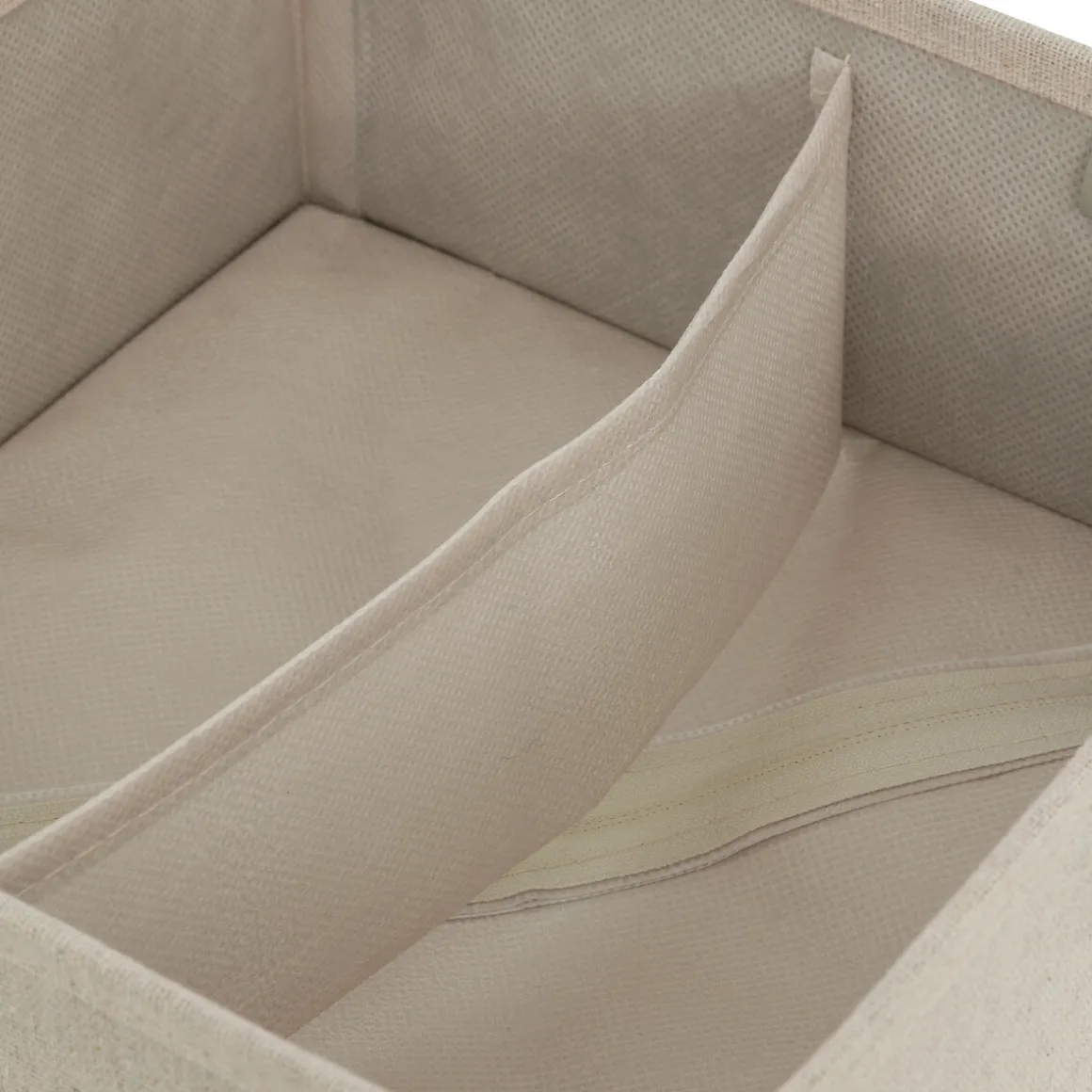 Rangement tiroir 2 compartiments, Beige