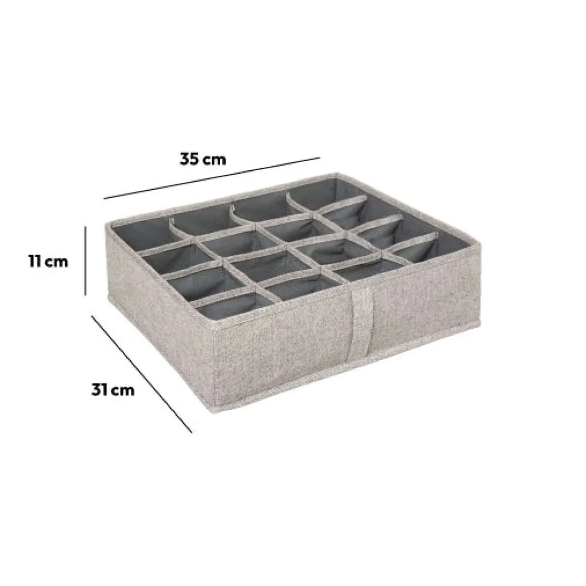 Rangement tiroirs, Gris clair