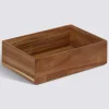 Rangement tiroirs, l.23 cm, Marron
