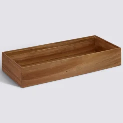 Rangement tiroirs, L.38 cm, Marron