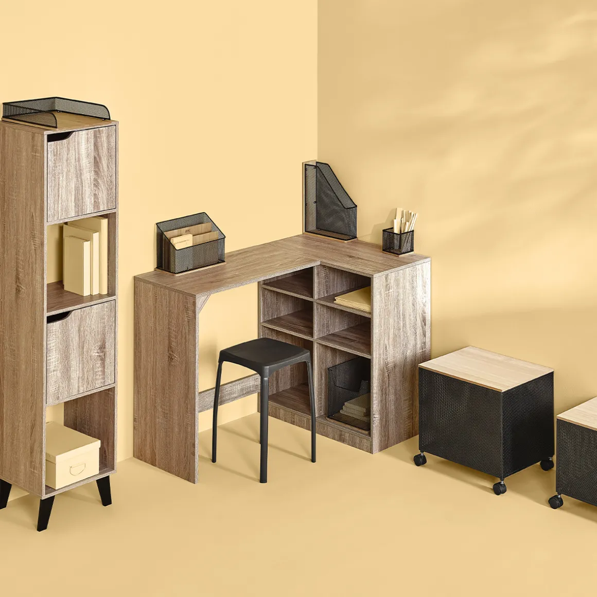 Range-revues métal, Bambou