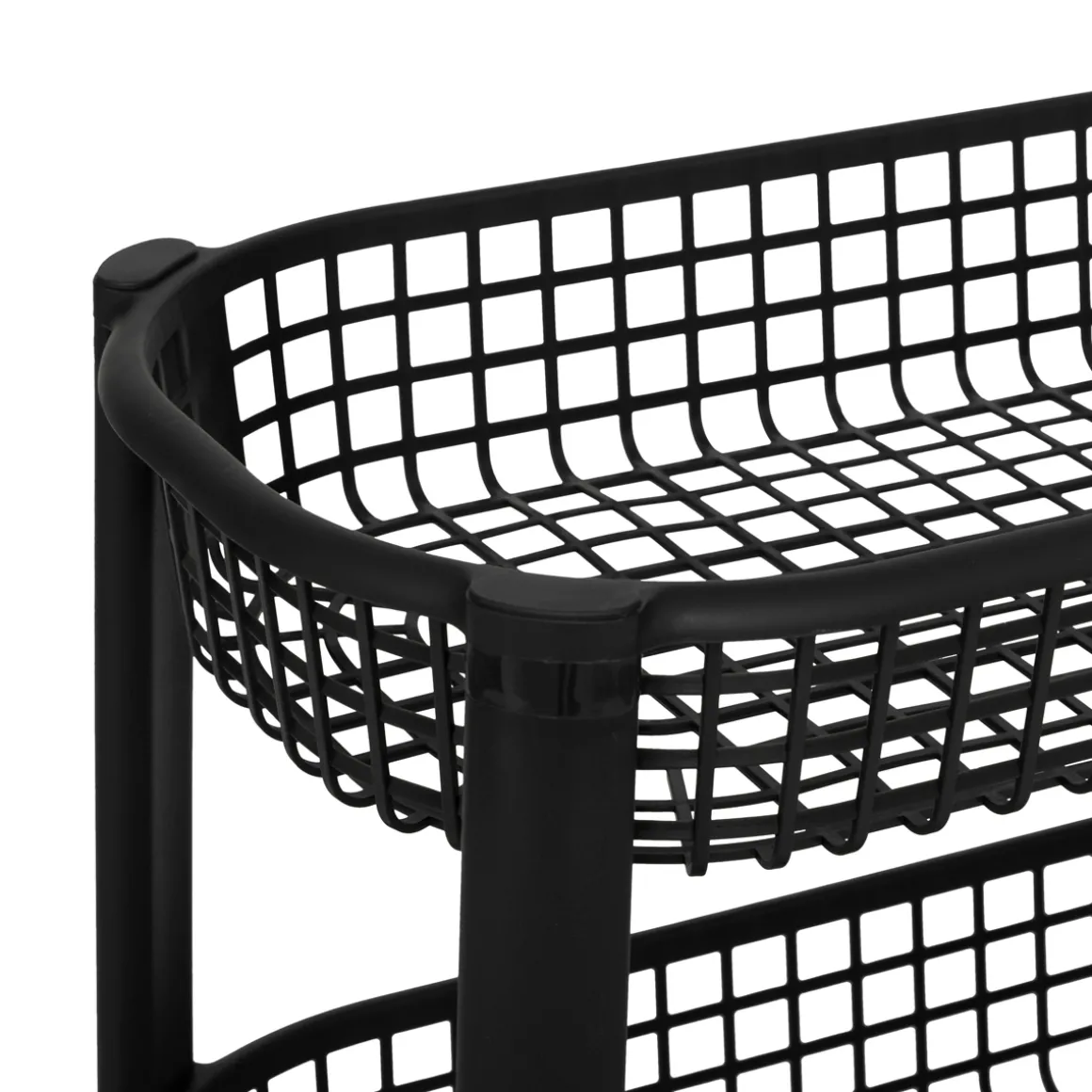 Resserre avec paniers 4 niveaux, Noir
