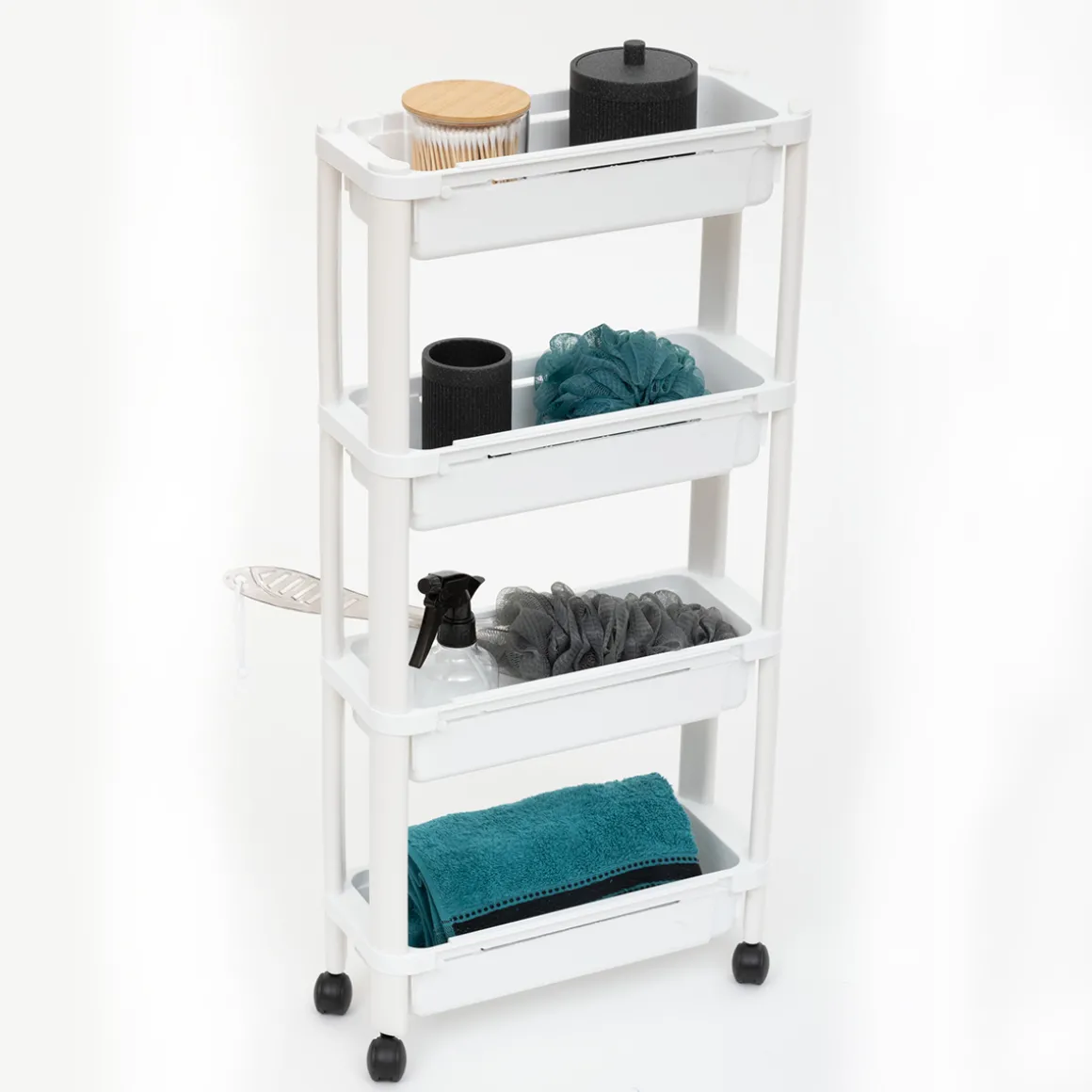 Resserre extensible 4 niveaux, Blanc