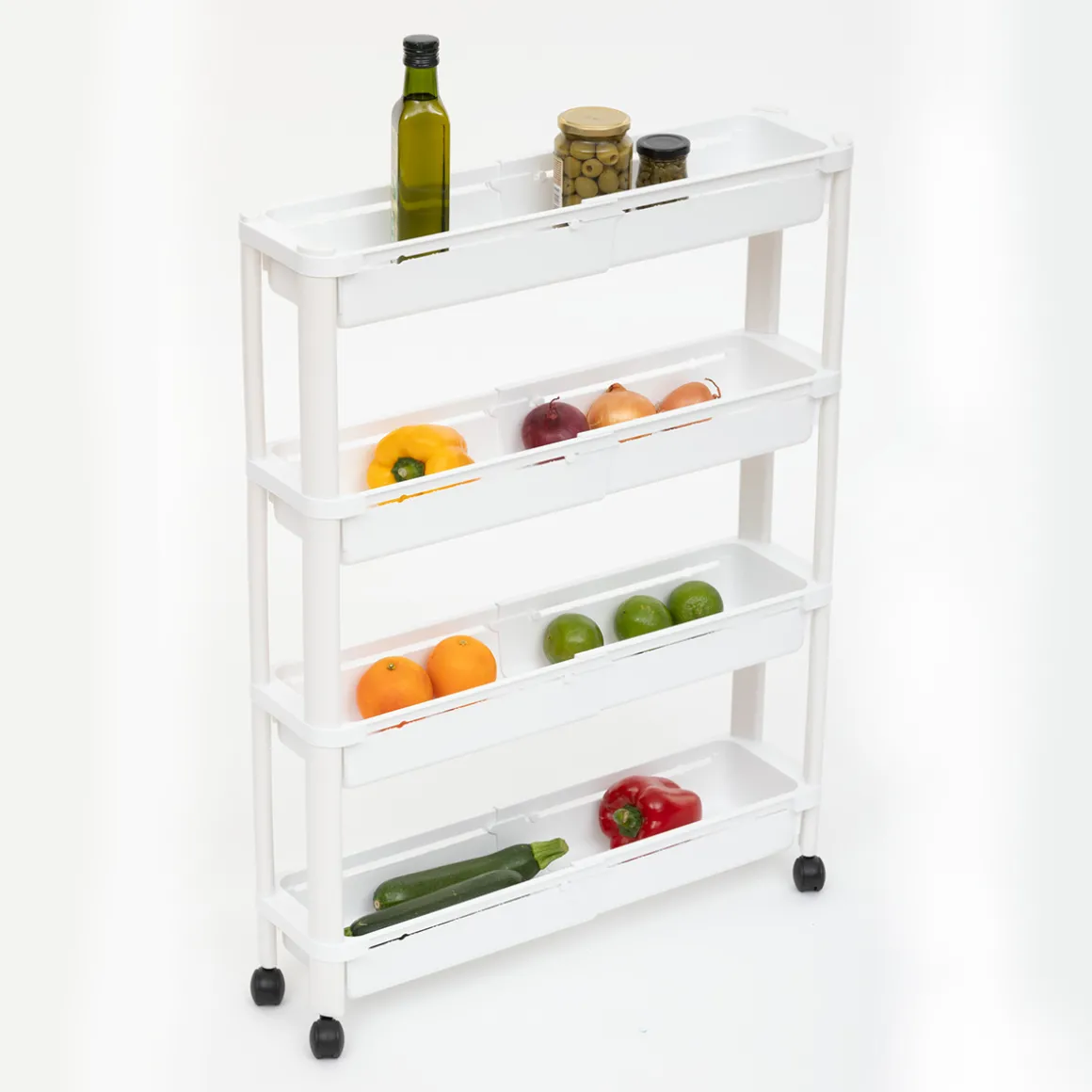 Resserre extensible 4 niveaux, Blanc