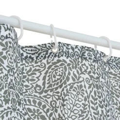 Rideau de douche, l.180 cm, Gris