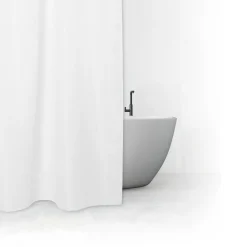Rideau de douche 180x200cm, Blanc