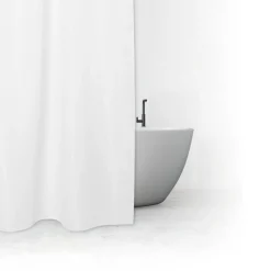 Rideau de douche 180x200cm, Blanc