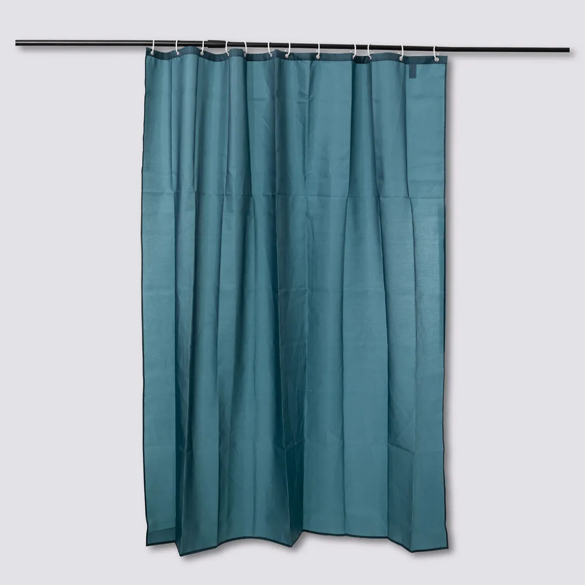 Rideau de douche 180x200cm, Bleu pétrole