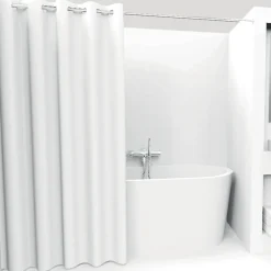 Rideau de douche 180x200cm, Gris
