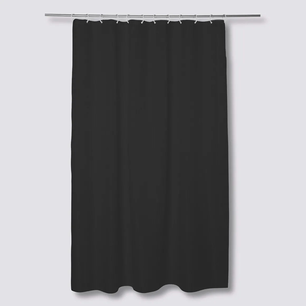 Rideau de douche 180x200cm, Gris charbon