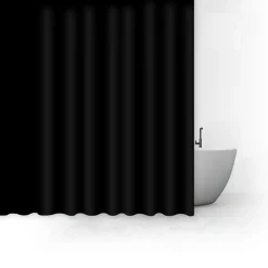 Rideau de douche 180x200cm, Noir