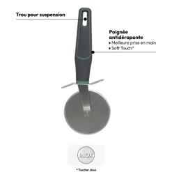 Roulette à pizza, Inox