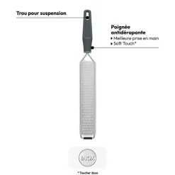 Râpe à fromage, Inox