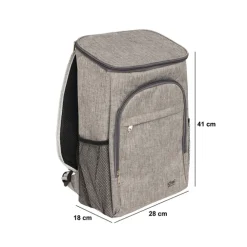 Sac à dos isotherme 18L, Gris