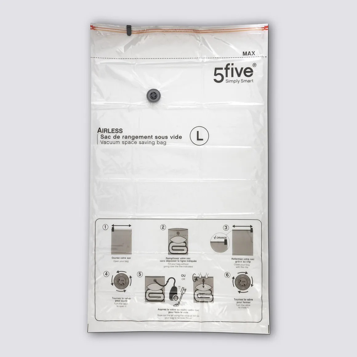 Sac compresseur 120x69 cm, Parfumé