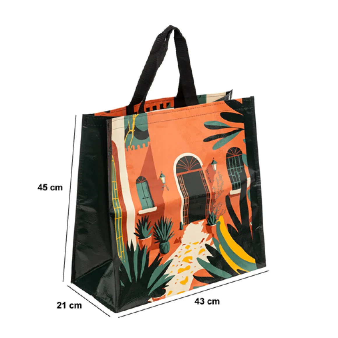 Sac de shopping, 45x43 cm