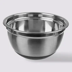 Saladier antidérapant D25cm, Inox