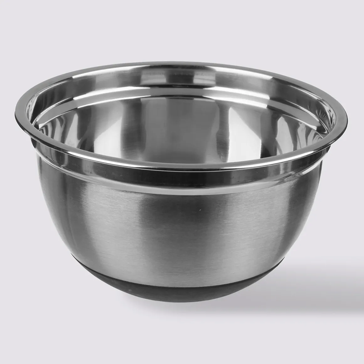 Saladier antidérapant D25cm, Inox