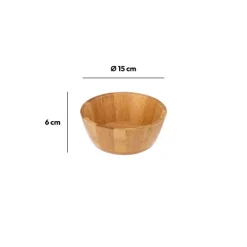 Saladier D15 cm, Bambou