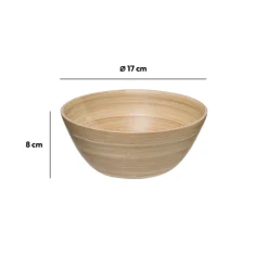 Saladier D17 cm, Bambou