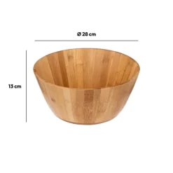 Saladier D28 cm, Bambou