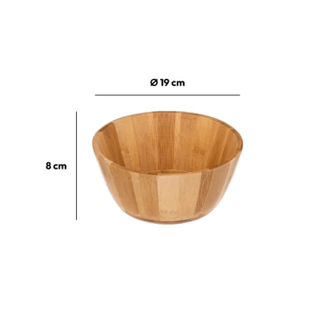 Saladier D19 cm, Bambou