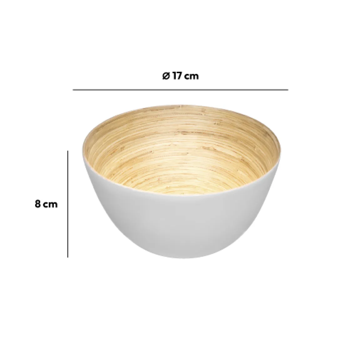 Saladier D17 cm, Blanc