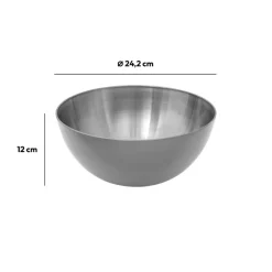 Saladier D24 cm, Inox