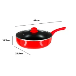 Sauteuse Aluminium, 28 cm