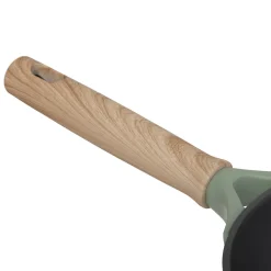 Sauteuse fonte d'aluminium vert, 28 cm
