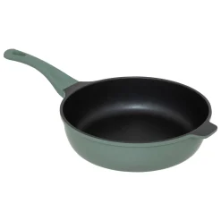 Sauteuse fonte d'aluminium vert, 28cm