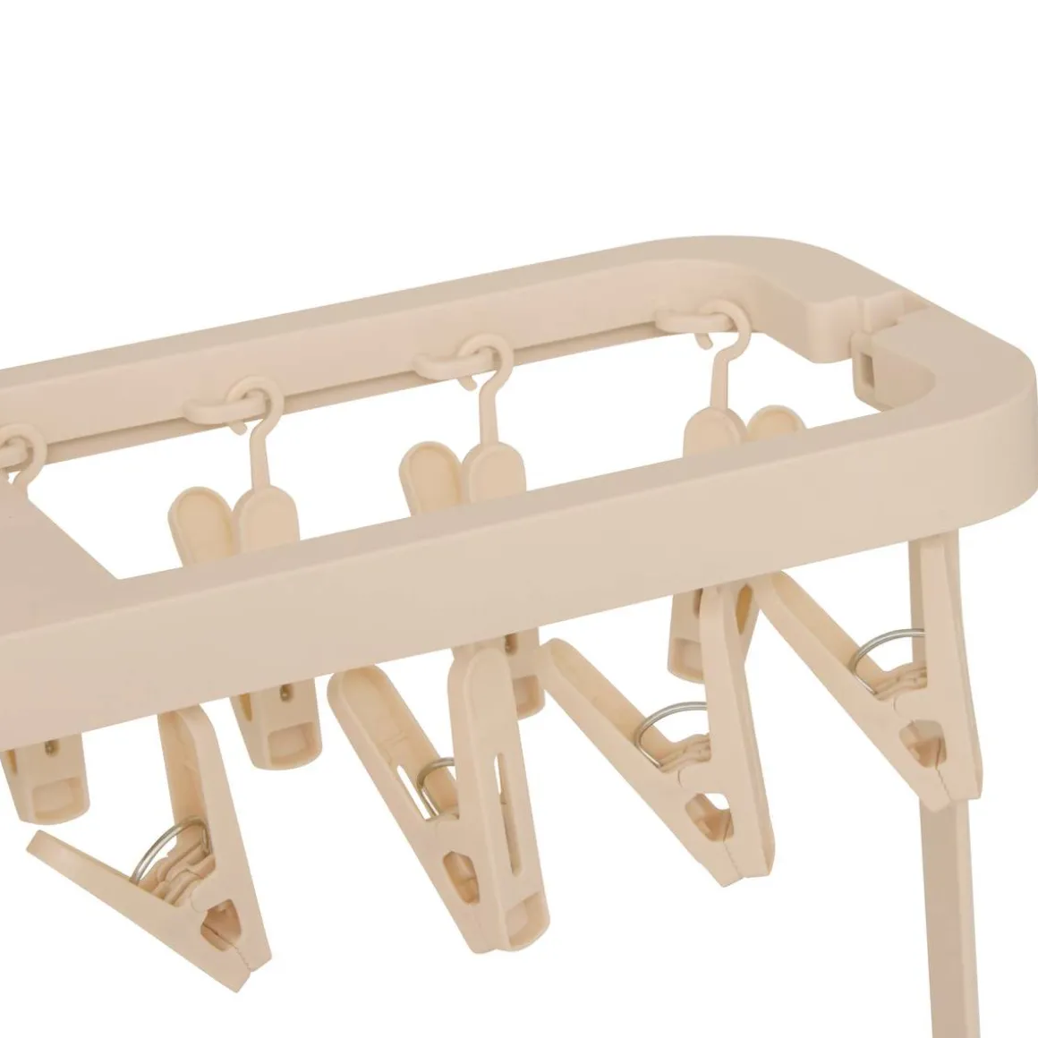 Séchoir double, 32 pinces, Beige