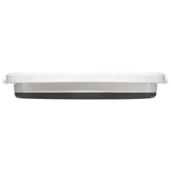 Seau pliable 10L - Blanc, gris
