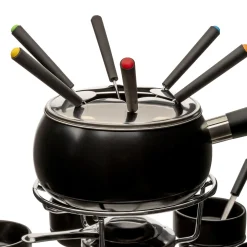 Service à fondue avec plateau tournant