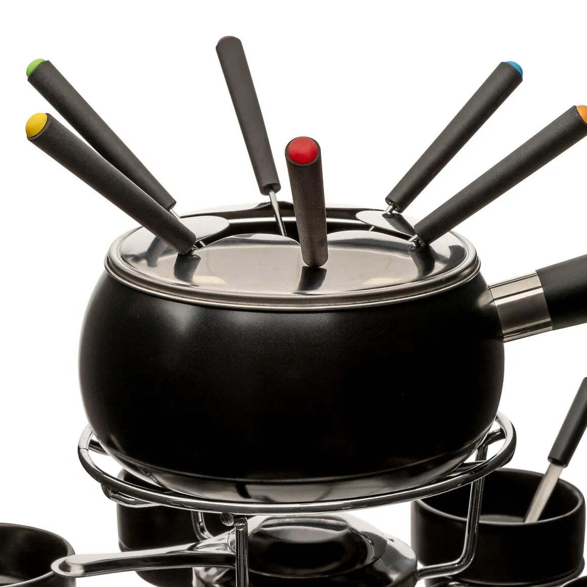 Service à fondue avec plateau tournant