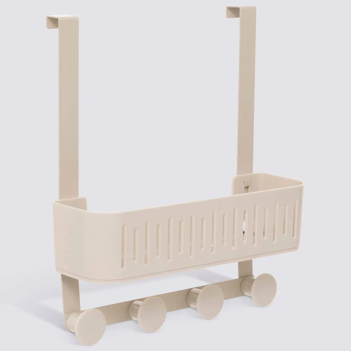 Serviteur de douche 4 crochets, Beige