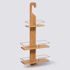 Serviteur de douche 3 niveaux, Métal bambou