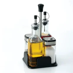 Set bouteille huille/vinaigre x4