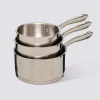 Set de Casseroles en inox, 16/18/20 cm
