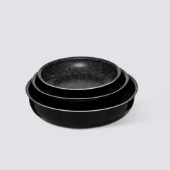 Set de Poêles en aluminium pressé, 20/24/28 cm