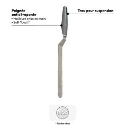 Spatule nappage, Inox