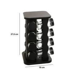 Support à épices, 16 emplacements, L.19 cm