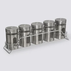 Support métal 5 pots à épices
