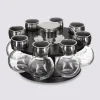 Support rotatif 8 pots à épices