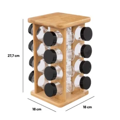 Support rotatif 16 pots à épices
